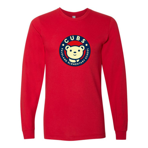 Falkland Long-Sleeve Cotton Tee | Circle Design | Multiple Colors