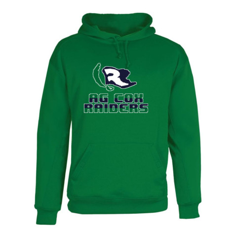 AG Cox Middle | Performance Fleece Hoodie | Pixel Flag Design