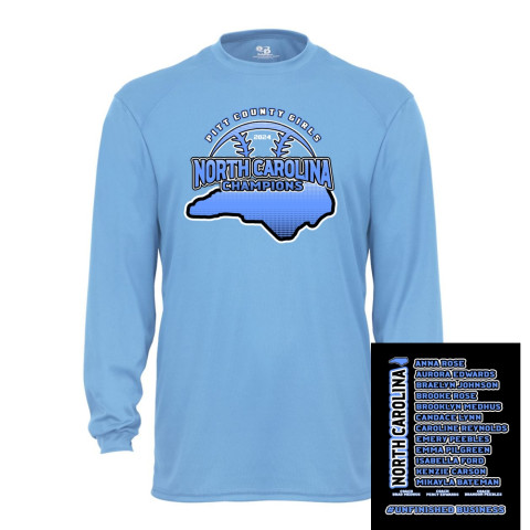 2024 North Carolina Champions | Long-Sleeve Performance Tee | Proceeds Benefit the Team