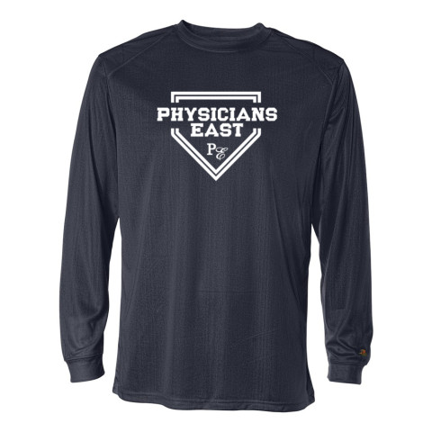 PE Baseball | Plate Design | Long-Sleeve Performance T-Shirt 