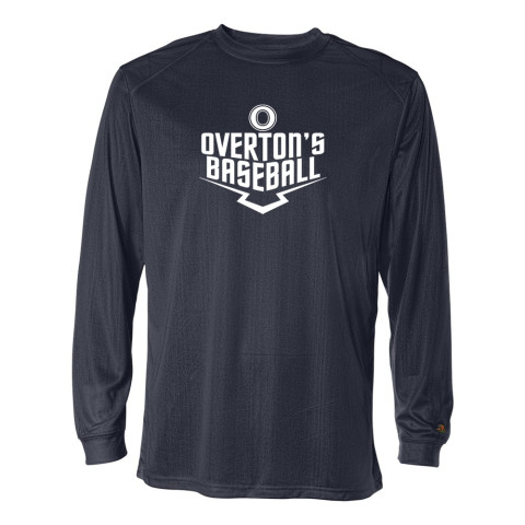 Overton's Baseball | Plate Design | Long-Sleeve Performance T-Shirt 