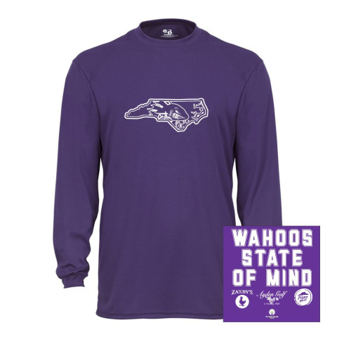 ACC Swim Team | Wahoos | Long-Sleeve Performance Tee