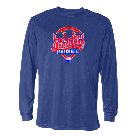 Pepsi Baseball | Long-Sleeve Cotton Tee | Diamond Ball Logo
