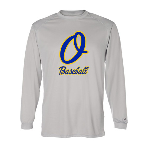 Optimist Baseball | Cursive O Logo | Long-Sleeve Performance Tee