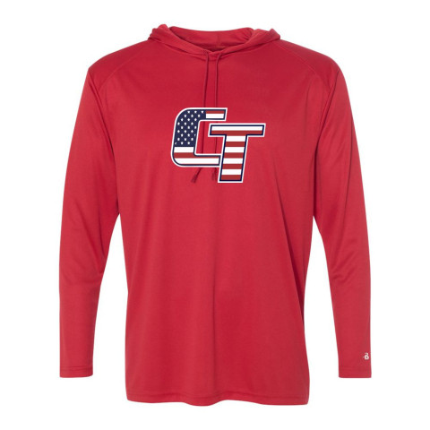 Carolina Titans Baseball Hooded Performance T-Shirt  | CT Design