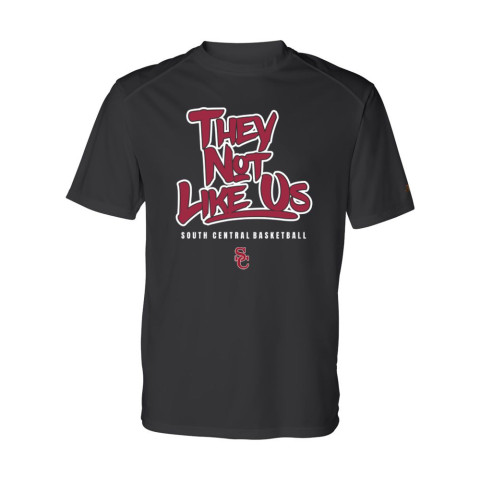 South Central Basketball | Not Like Us Logo | Short-Sleeve Performance Tee