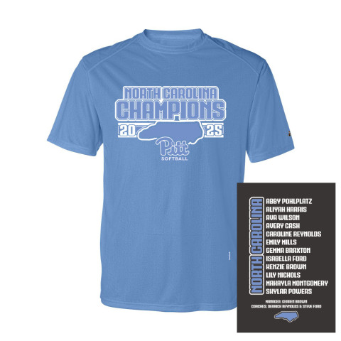 2025 North Carolina Champions | Short-Sleeve Performance Tee | Proceeds Benefit the Team