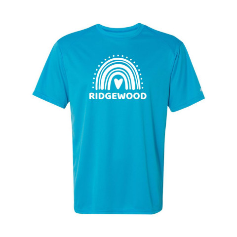 Ridgewood Elementary | Rainbow Logo | Short-Sleeve Performance Tee