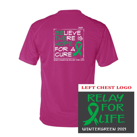 Wintergreen Relay for Life | Short-Sleeve Performance Tee | ORDER DEADLINE 3/15