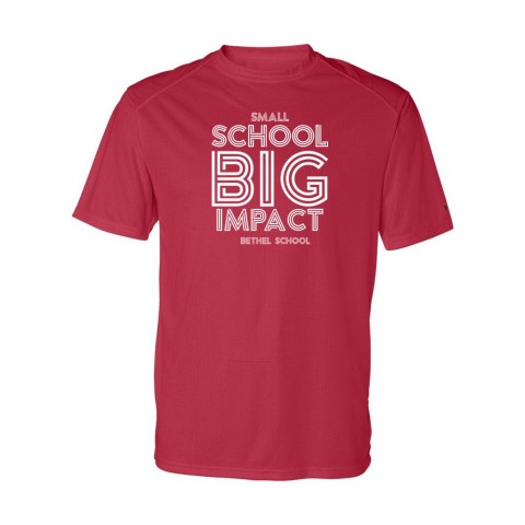 Bethel School | Big Impact Logo |  Performance Tee | Multiple Colors