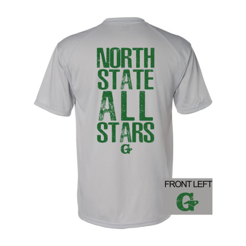 North State All-Stars | North State Distressed Left Chest/Back | Performance Tees
