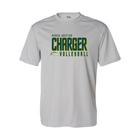 Ayden-Grifton Volleyball | Charger Word Logo | Performance Tee