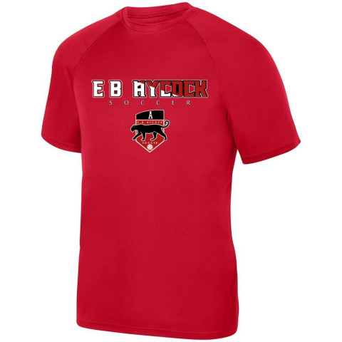 EB Aycock Soccer Basic Performance Tee | Name Logo | Multiple Colors