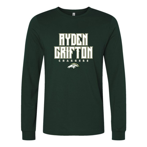 Ayden-Grifton HS | Word Design Logo | Long-Sleeve Tee