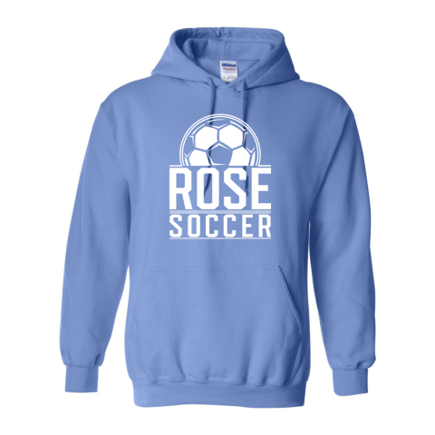 JH Rose Soccer Cotton Hooded Sweatshirt | Rose Arch Logo | Multiple Colors