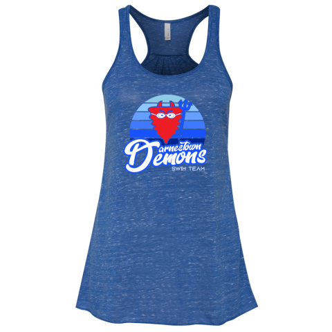Darnestown Swim Team | Sunset Logo | Flowy Tank Top