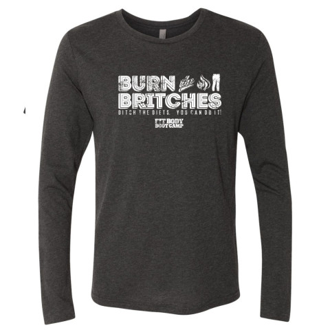 Burn the Britches | Fit Body Boot Camp Unisex Long-Sleeve Triblend T-Shirt Multiple Colors