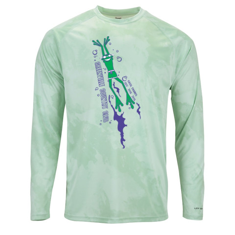 Greenville CC Frogs Swim Team | ParagonXP Cabo Adult Raglan Sublimated Long Sleeve Performance Tee