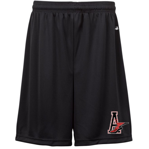 E B Aycock Track & Field / Cross Country Badger Black Solid Shorts