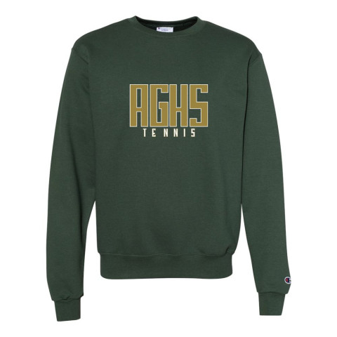 AGHS Tennis | Word Logo | Champion Powerblend® Crewneck Sweatshirt