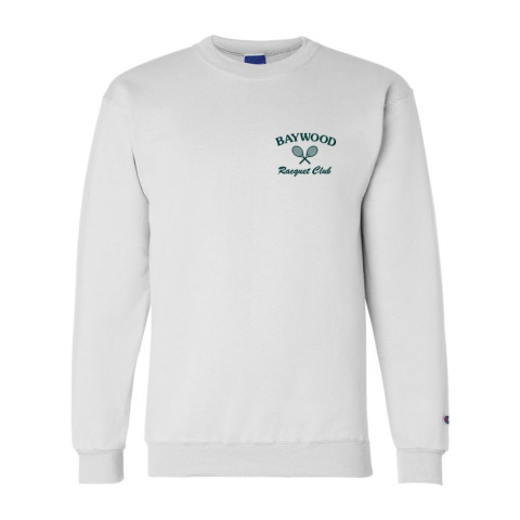 Baywood Racquet Club | Left Chest | Champion - Powerblend Crewneck Sweatshirt