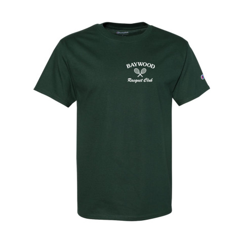 Baywood Racquet Club | Left Chest | Champion Short-Sleeve Tee