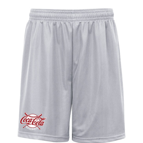 Coke Performance Shorts | Silver