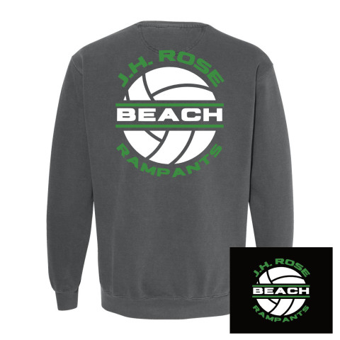Rose Beach | OG Logo | Comfort Color Crewneck Sweatshirt