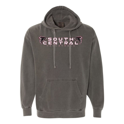 South Central Volleyball | South Central Logo | Comfort Colors Hooded Sweatshirt