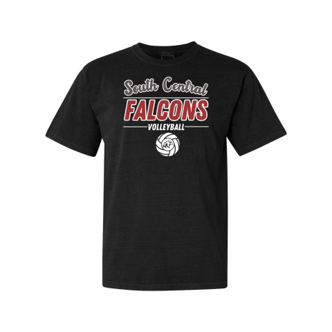 South Central Volleyball | Script Design| Short-Sleeve Comfort Colors