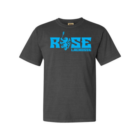 JH Rose Lacrosse | Rose Rampant Word Logo Logo | Short-Sleeve Comfort Colors