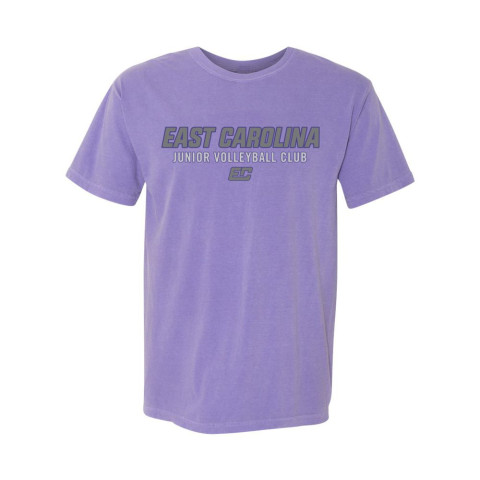 ECJVC | Word Logo Grey Logo | Short-Sleeve Comfort Colors