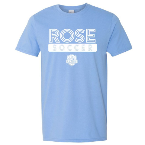 JH Rose Soccer Cotton Tee | 3 Line Logo | Multiple Colors