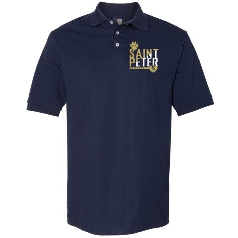 Saint Peter Wildcats Pique Polo | Wildcats Logo | Unisex & Ladies