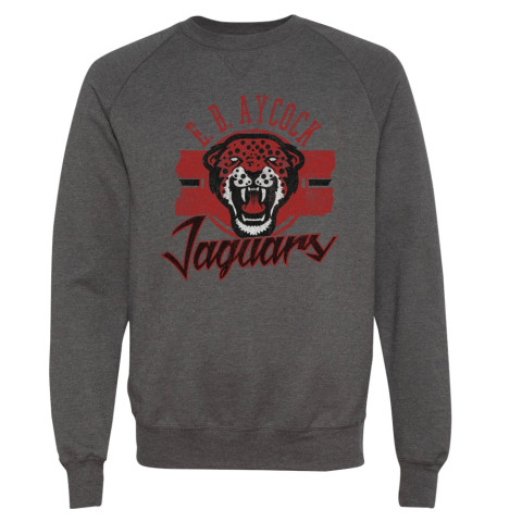 E B Aycock Jaguars Distressed Sweatshirt