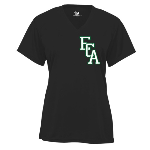 EC Auto Ladies Performance V Neck Tee | USA Made Tee 