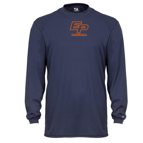 Eastern Plumbing Long-Sleeve Performance Tee | Center Small Logo