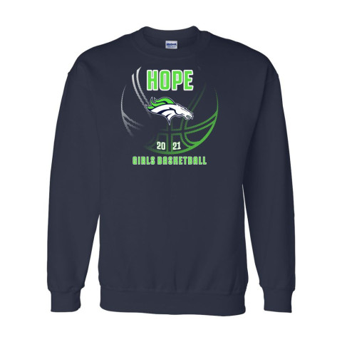 Hope Girls Basketball |  Crewneck Sweatshirt | Multiple Colors