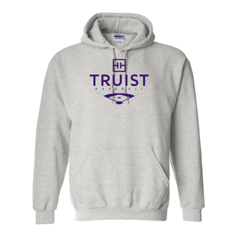 Truist Baseball | Cotton Hoodie | Purple Print