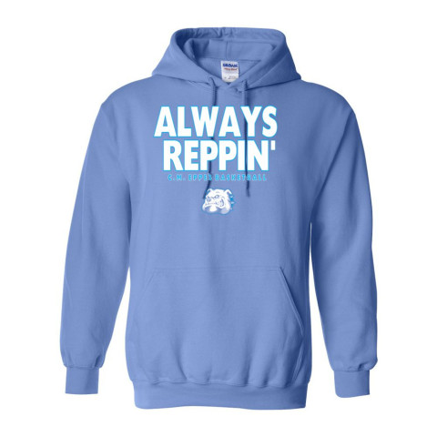 CM Eppes Basketball | Always Reppin' | Cotton Hooded Sweatshirt