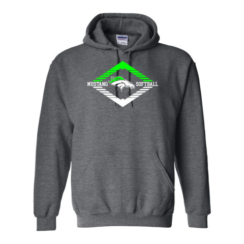 Hope Softball Cotton Hooded Sweatshirt | Diaomnd Logo | Multiple Colors