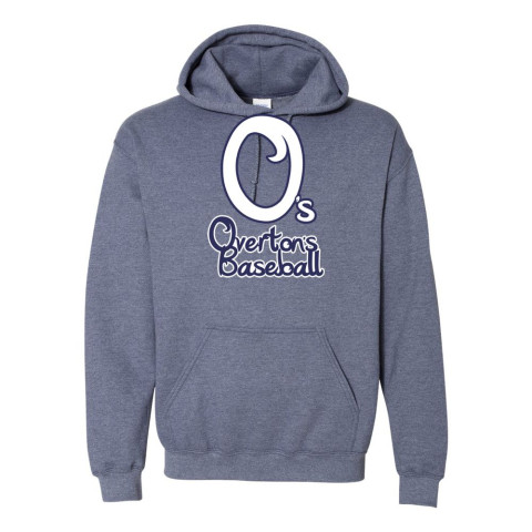Overton's Baseball Cotton Hoodie | Cursive O Logo