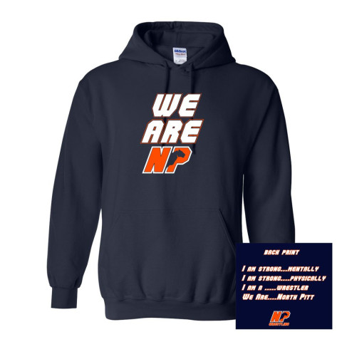 North Pitt Wrestling | We Are NP | Cotton Blend Hoodie