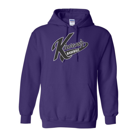 Kiwanis Baseball | Script Logo |  Hoodie | Purple