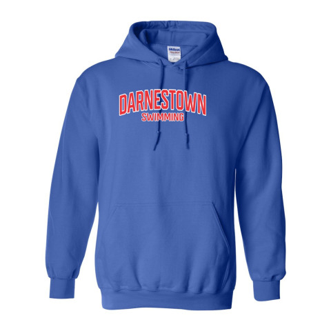 Darnestown Swim Team | Arch Logo | Cotton Hoodie