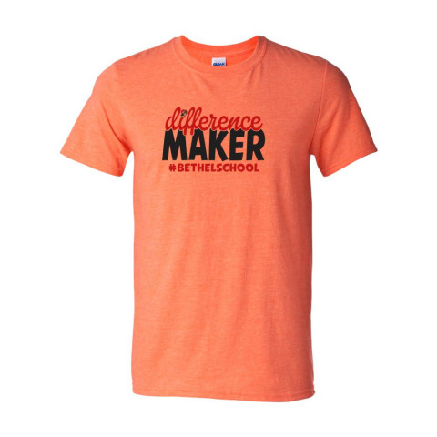 Bethel School | Difference Maker Logo | Cotton Tee | Multiple Colors