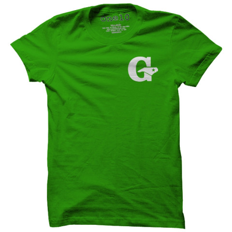 GLL All-Stars Cotton Tee | Green | Chest Logo