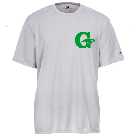 GLL All-Stars Performance Tee | Silver/Grey | Chest Logo