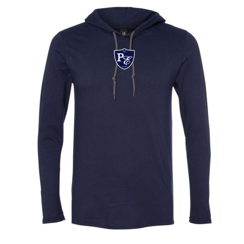 PE Baseball | Cotton Hooded T-Shirt | Shield Logo