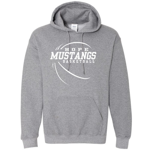 Hope Boys Basketball |  Old School Logo | Cotton Hooded Sweatshirt | Multiple Colors